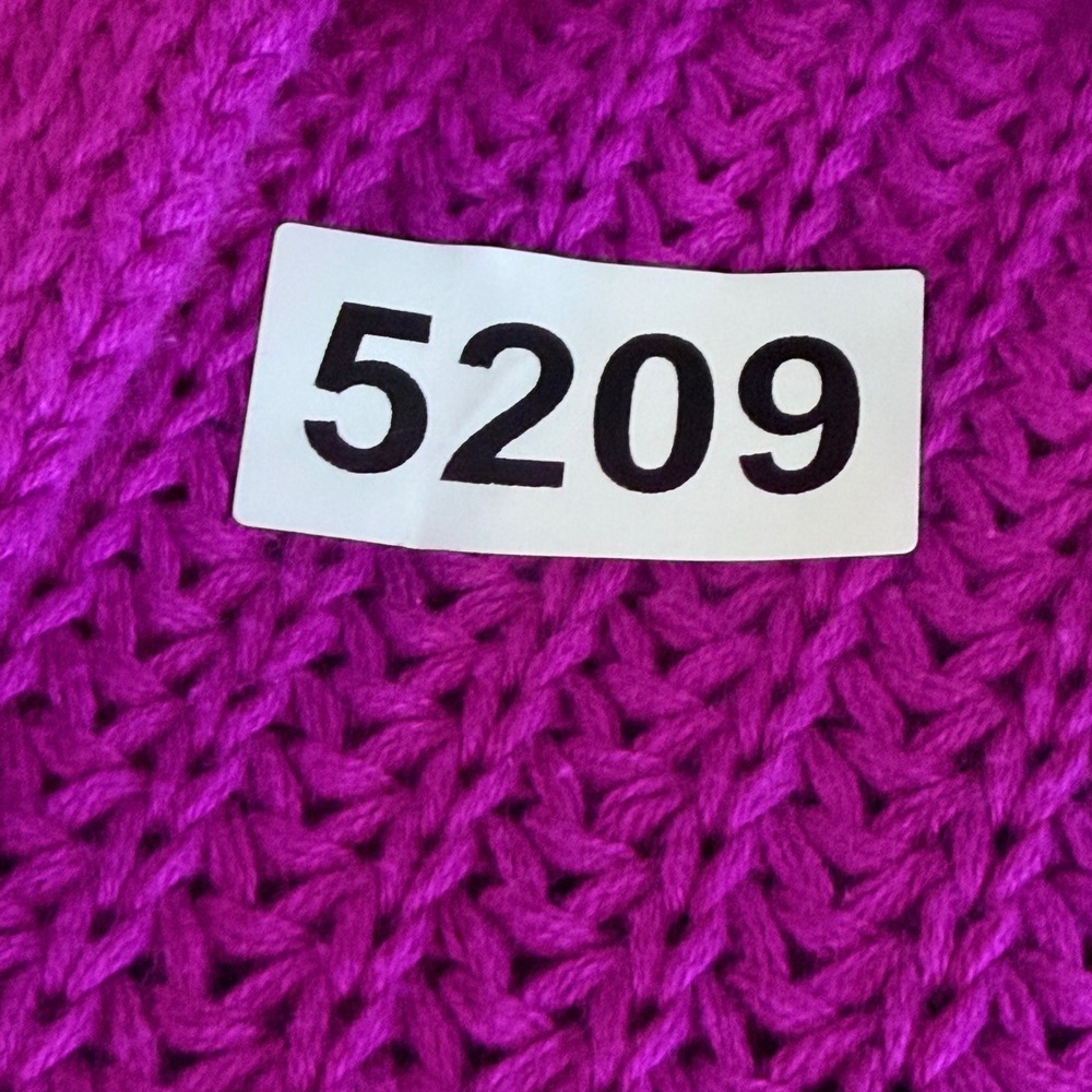Ralph Lauren Sweater Women XS Purple V-Neck Cable Knit Shawl Pullover Fall Prep - Picture 10 of 10